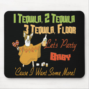 1 Tequila 2 Tequila 3 Tequila Floor Mouse Pad