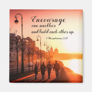 1 Thessalonians 5:11 Encourage One Another Bible Magnet
