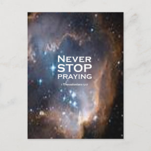 1 Thessalonians 5:17 Postcard