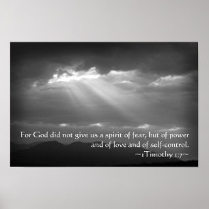 1 Timothy 1:7 Poster