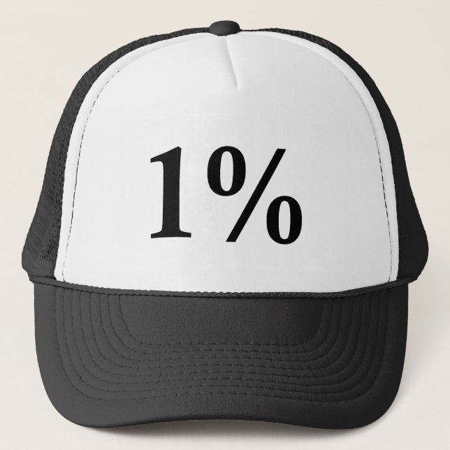 1% TRUCKER HAT (Front)