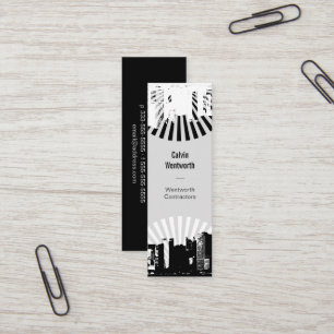 1 Up 1 Down Downtown Mini Business Card