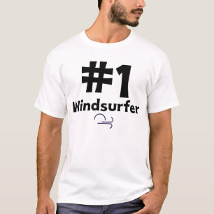 #1 Windsurfer Best Outdoors Sports Windsurfing  T-Shirt