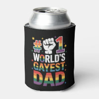 #1 World's Gayest Dad Funny Father's Day LGBT