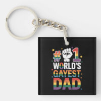 #1 World's Gayest Dad Funny Father's Day LGBT 