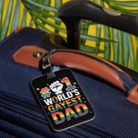 #1 World's Gayest Dad Funny Father's Day LGBT  Luggage Tag<br><div class="desc">#1 World's Gayest Dad Funny Father's Day LGBT Pride Rainbow</div>