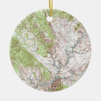 1 x 2 Degree Topographic Map