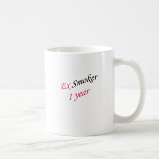 1 year ex-smoker coffee mug