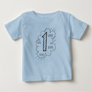 1 year old baby birthday shirt