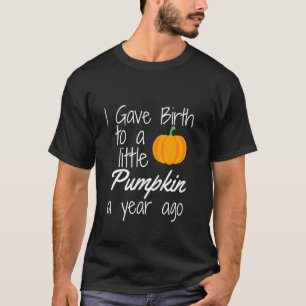 1 Year Old Birthday Halloween Pumpkin Mum Gift 1st T-Shirt