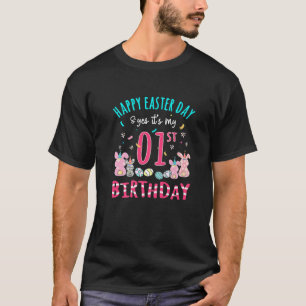 1 Year Old Kid Happy Easter Day And Yes It's My 1S T-Shirt