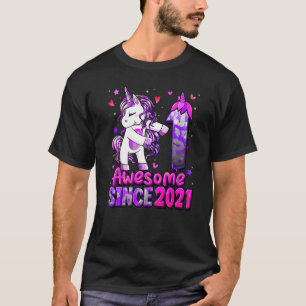 1 Years Old Unicorn Flossing 1st Birthday Girl Uni T-Shirt