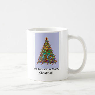 1aFishTree, We fish you a Merry Christmas! Coffee Mug