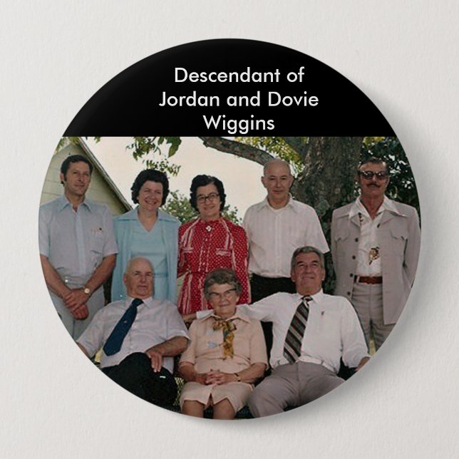 1b833279-d593-4b8d-aef4-c4e661e1304c-1, Descend... 10 Cm Round Badge (Front)