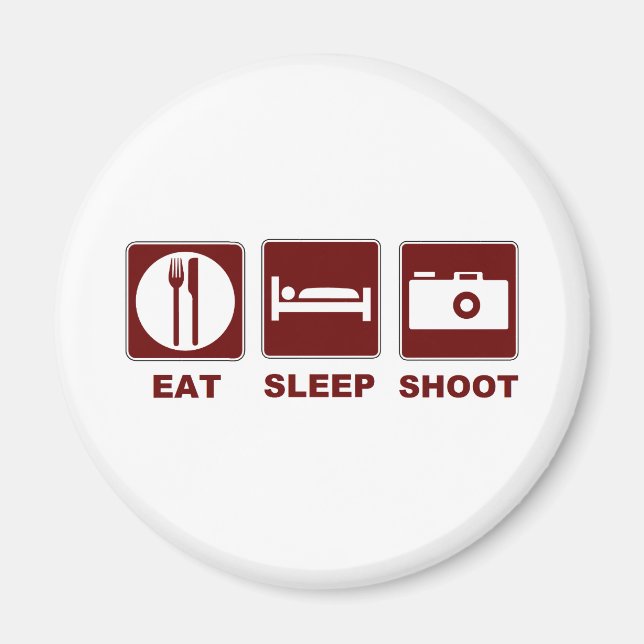 1eat sleepBlankSHOOT Magnet (Front)