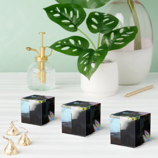 1FB1F9F4 Cyberpunk Glitch Art Mosaic Abstract Favour Box