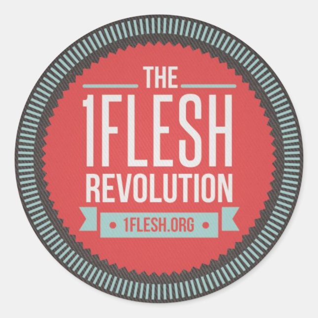 1Flesh Revolution Sticker (Front)