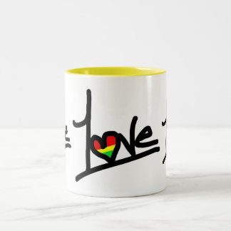 1Love Two-Tone Coffee Mug