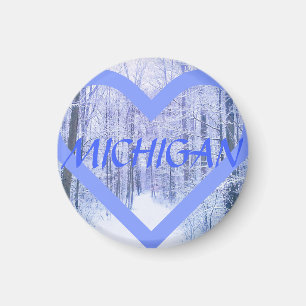 1MICHIGAN WINTER PERI<3 MAGNET