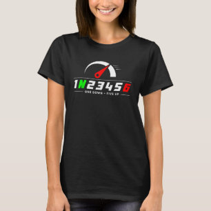 1N23456 Motorcycle Shift Pattern Biker Motorcyclis T-Shirt