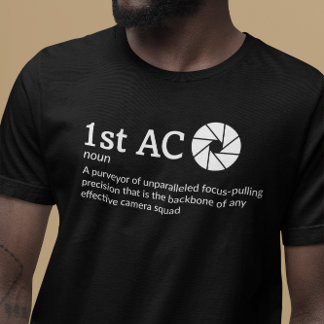 1st AC Definition Dark Mode - Camera Team T-Shirt