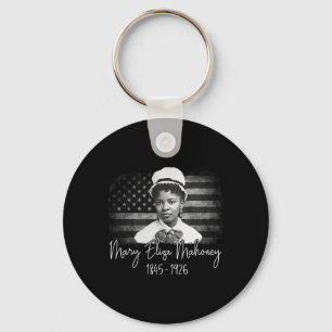 1st African American Nurse Black History Month Mar Key Ring