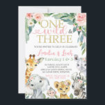 1st and 3rd Birthday Invitation | One Wild & Three<br><div class="desc">1st and 3rd Birthday Invitation 
One Wild and Three Invitation
1st and 3rd Birthday
All designs are © NOTHING PANDA LLC</div>