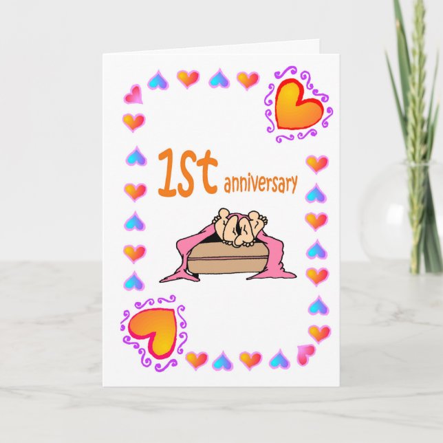 1st Anniversary Card (Front)