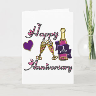 1st. Anniversary Card