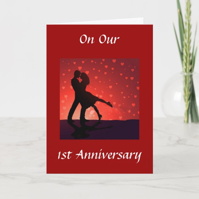 **1st ANNIVERSARY** DANCE FOR THE REST OF OUR LIFE Card (Front)