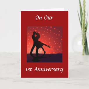 **1st ANNIVERSARY** DANCE FOR THE REST OF OUR LIFE Card