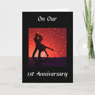 **1st ANNIVERSARY** DANCE FOR THE REST OF OUR LIFE Card