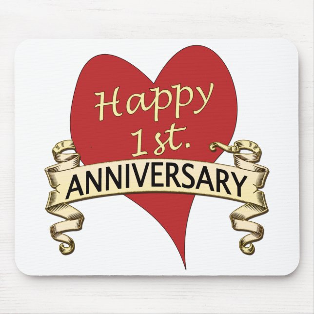 1st. Anniversary Mouse Pad (Front)