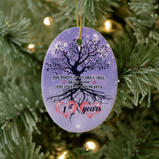 1st Anniversary Ornament | Unique gift idea 