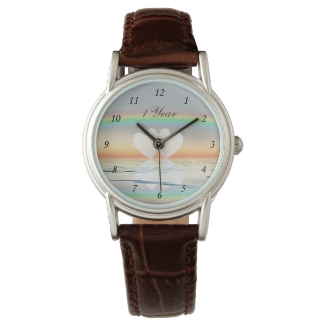 1st Anniversary Paper Hearts Watch (Front)
