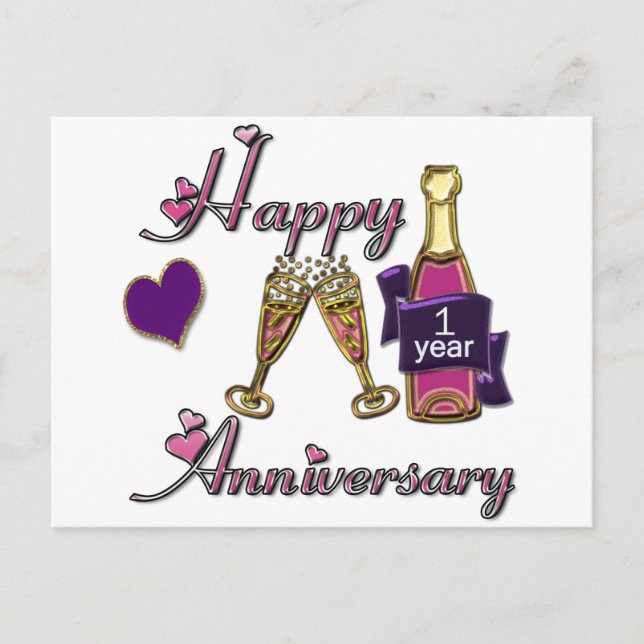 1st. Anniversary Postcard (Front)