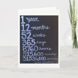 1st ANNIVERSARY TO MY LOVE "FOR REST OF OUR LIVES" Card