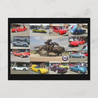 1st Annual Buffalo Bill Corvette Show Postcard