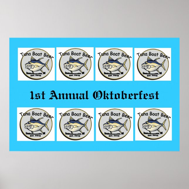 1st Annual Oktoberfest poster (Front)