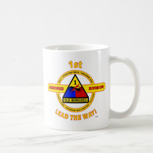 1ST ARMORED DIVISION "OLD IRONSIDES" COFFEE MUG