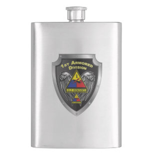 1st Armored Division “Old Ironsides” Hip Flask