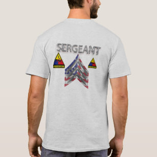 1st Armored Division Sergeant T-Shirt
