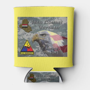 1st Armour Div Iraq Combat Veteran Can Cooler