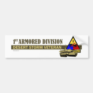 1st Armoured Division [1st AD] Bumper Sticker