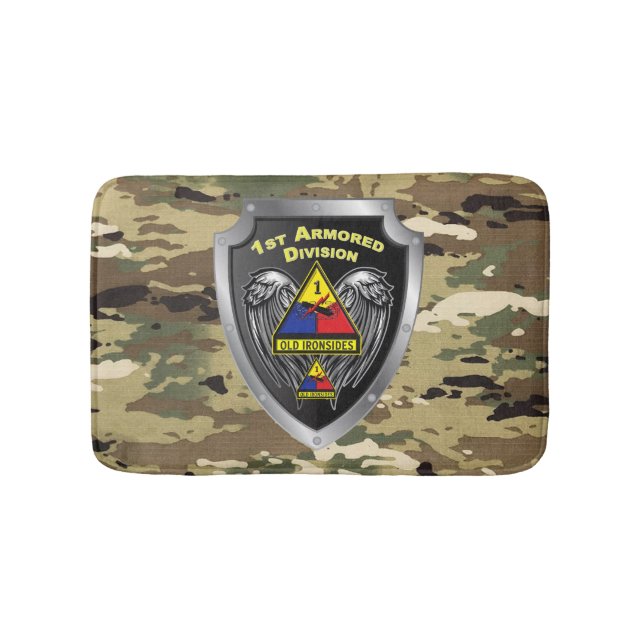 1st Armoured Division  Bath Mat (Front)