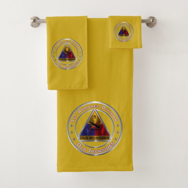1st Armoured Division  Bath Towel Set (Insitu)