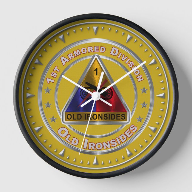 1st Armoured Division  Clock (Front)