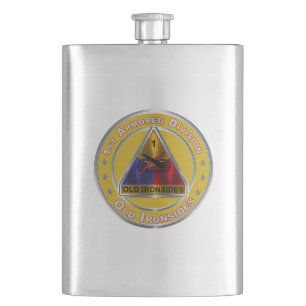 1st Armoured Division  Hip Flask