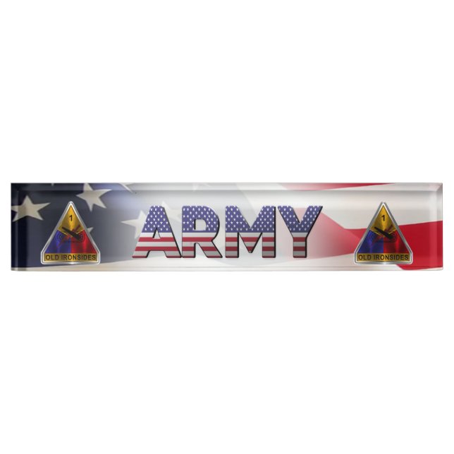 1st Armoured Division  Nameplate (Front)