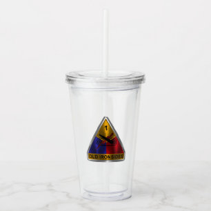 1st Armoured Division “Old Ironsides” Acrylic Tumbler